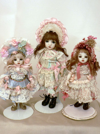 人形の専門店ドルスバラードの催事「創作人形展「春」」